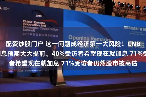 配资炒股门户 这一问题成经济第一大风险！CNBC最新调查：美联储加息预期大大提前、40%受访者希望现在就加息 71%受访者仍然股市被高估