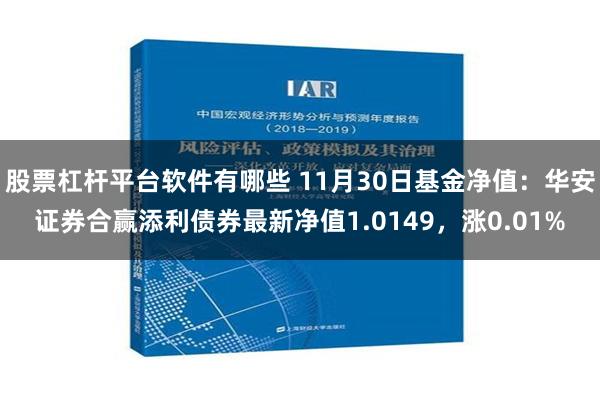 股票杠杆平台软件有哪些 11月30日基金净值：华安证券合赢添利债券最新净值1.0149，涨0.01%